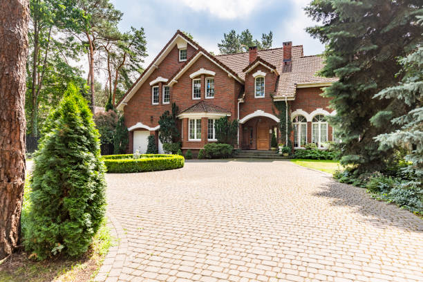 Residential Paver Driveway in Lakefield, MN